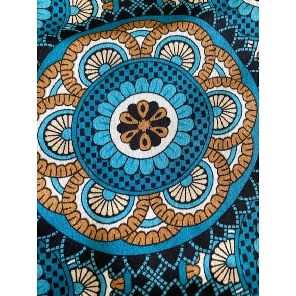 Nasty Gal Collection Retro Hippie 70s Print Wide Leg Flare‎ Pants Sz 6 - Picture 12 of 12